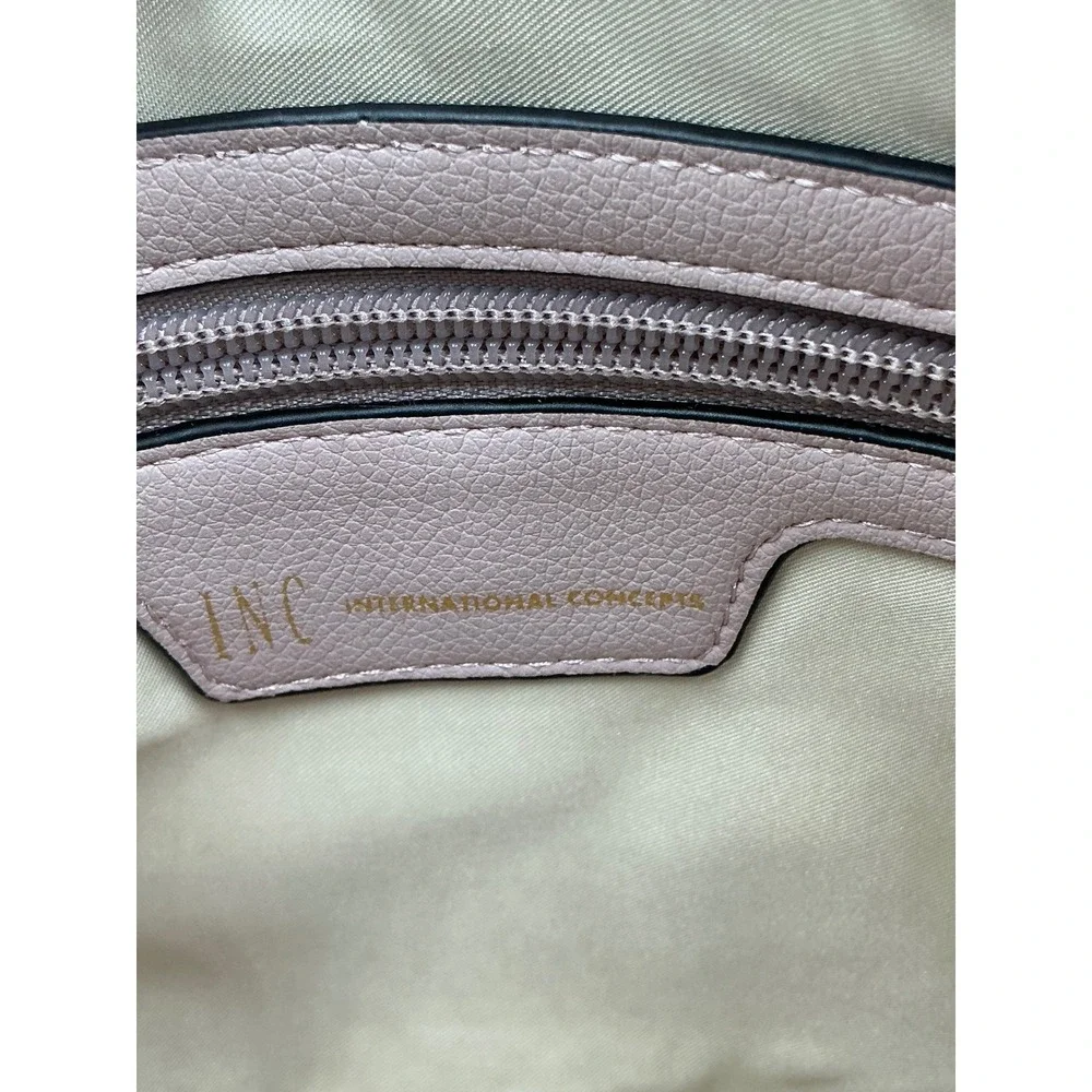 INC‎ International Concepts Wristlet Clutch OS Millennial Pink Tassel 100022242